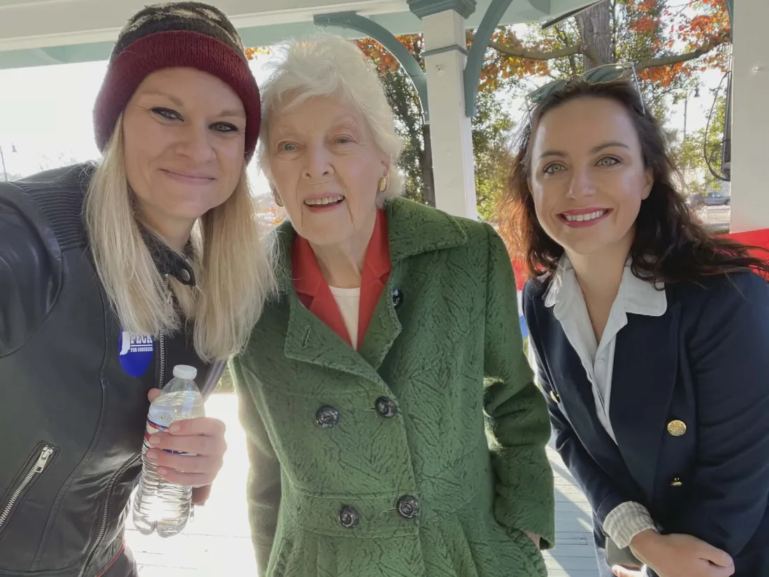 Sarah meeting neighbors